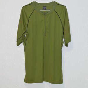 Mens Nashbar Light Green Athletic Shirt Size XL (100% polyester)